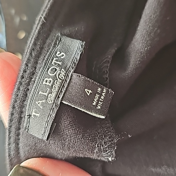 Talbots sz 4 black sheath dress - Picture 5 of 6